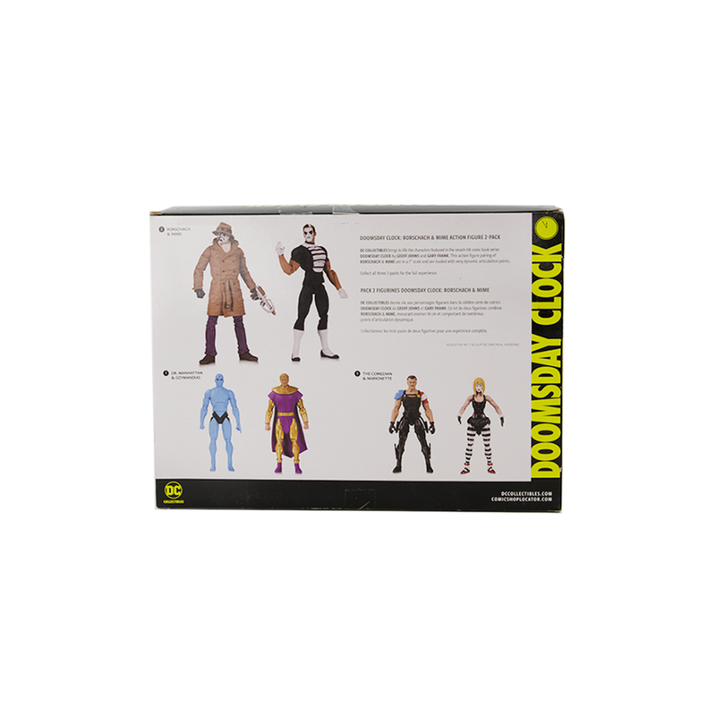 DC - Doomsday Clock: Rorshach & Mime Figurines: 2 Pack (1492)