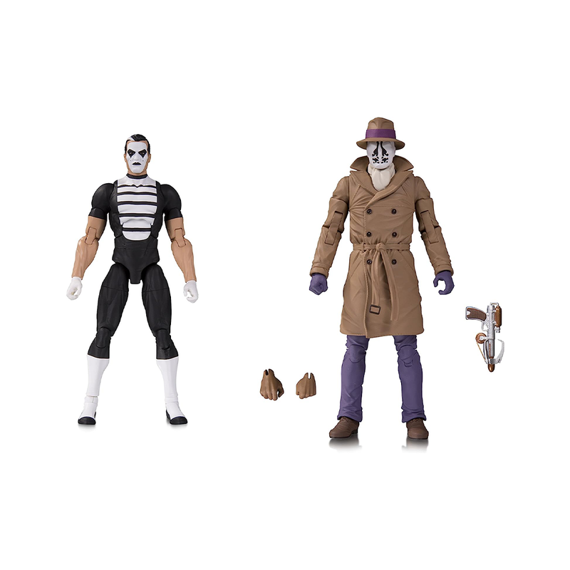 DC - Doomsday Clock: Rorshach & Mime Figurines: 2 Pack (1492)