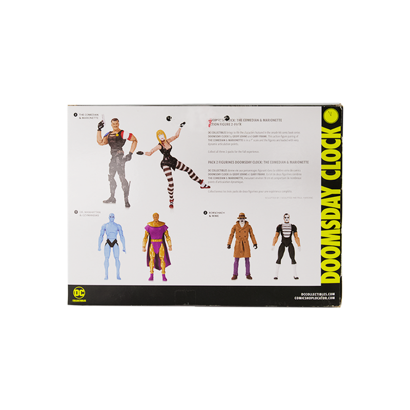 DC Collectibles - Doomsday Clock Comedian & Marionette Figurines 2 Pack (1491)
