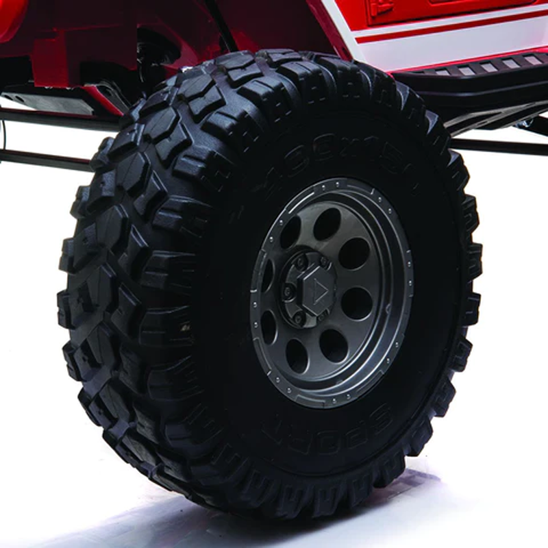 Kids' 12V Big Tire Off Road Jeep - Red (DG81719R)