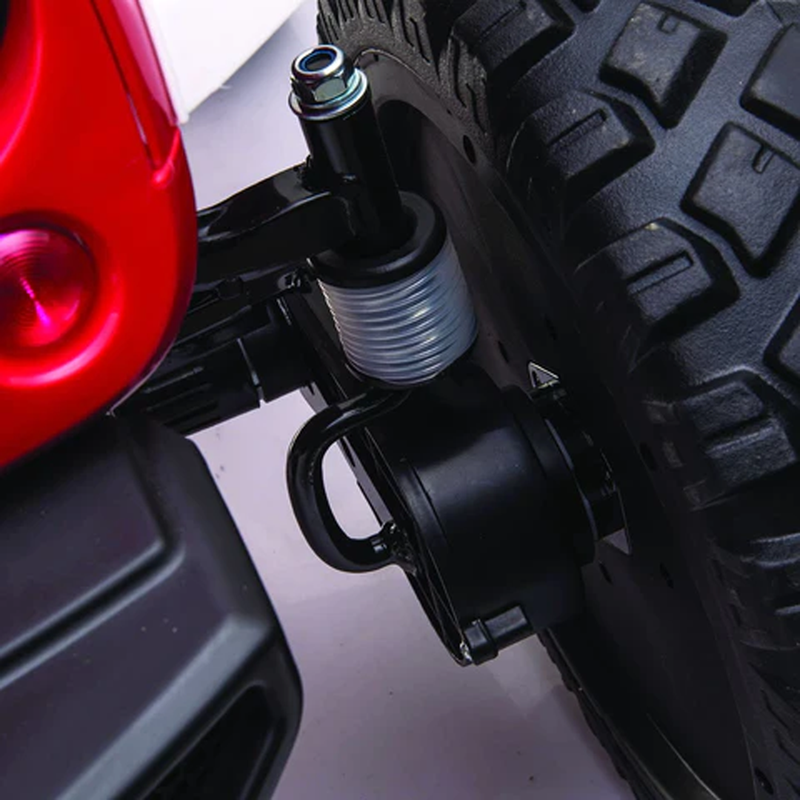 Kids' 12V Big Tire Off Road Jeep - Red (DG81719R)
