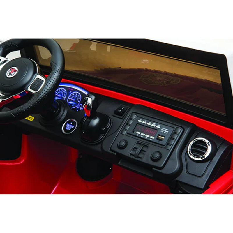 Kids' 12V Big Tire Off Road Jeep - Red (DG81719R)