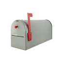 DMP - Rural Metal Series Mailbox - Grey (240039)
