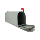 DMP - Rural Metal Series Mailbox - Grey (240039)