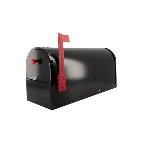 DMP - Rural Metal Series Mailbox - Black (240015)
