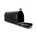 DMP - Rural Metal Series Mailbox - Black (240015)