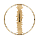 Dante Waves Wall Clock (7180-HM8472-CK)