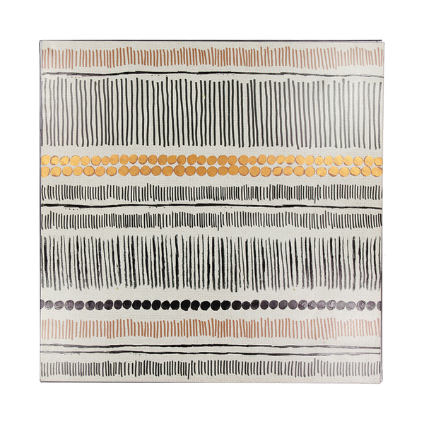 Gold Blk/Gry Textured Color Canvas (0018-JM2937-00)