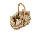 Decorative Bottle Holder Of Mini  Birch (300390)