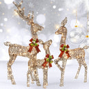 Hoyechi - 3 Piece Rattan Deer Family (3PC-DEER)