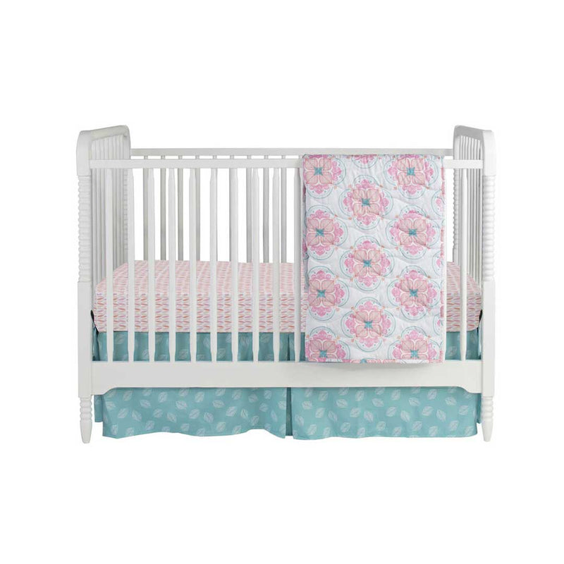 Dorel - Rowan Valley Linden White Wooden Baby Crib (6802096CACOM)