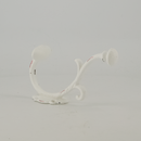 Double White Wall Hook (8811-000076-WH)