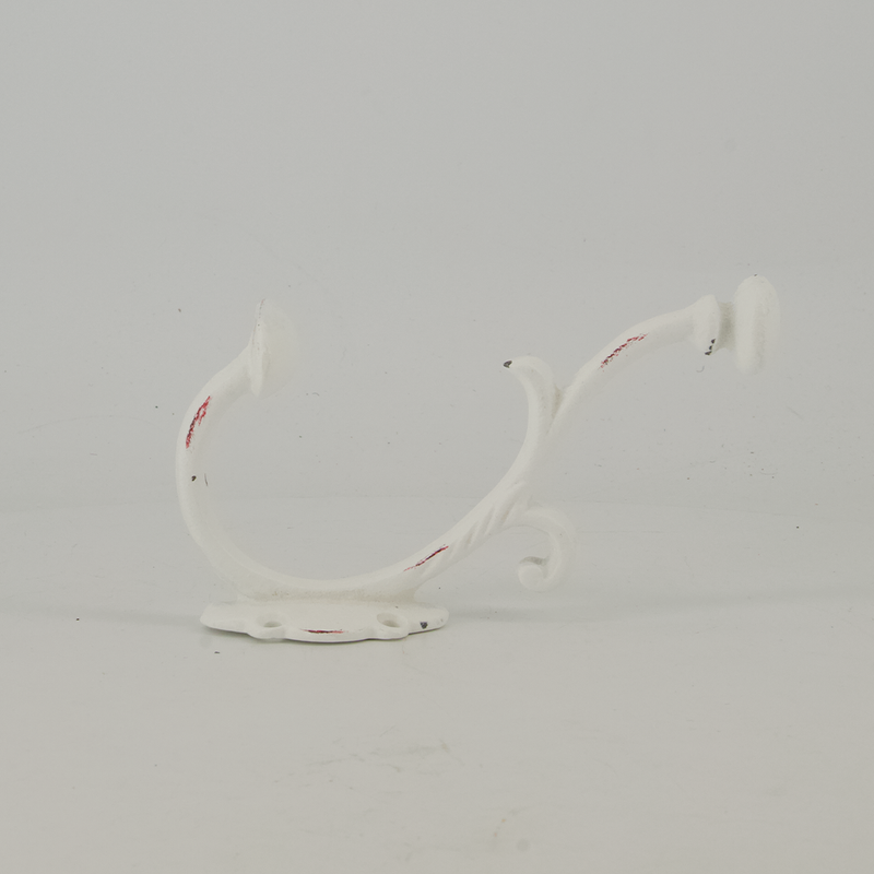 Double White Wall Hook (8811-000076-WH)