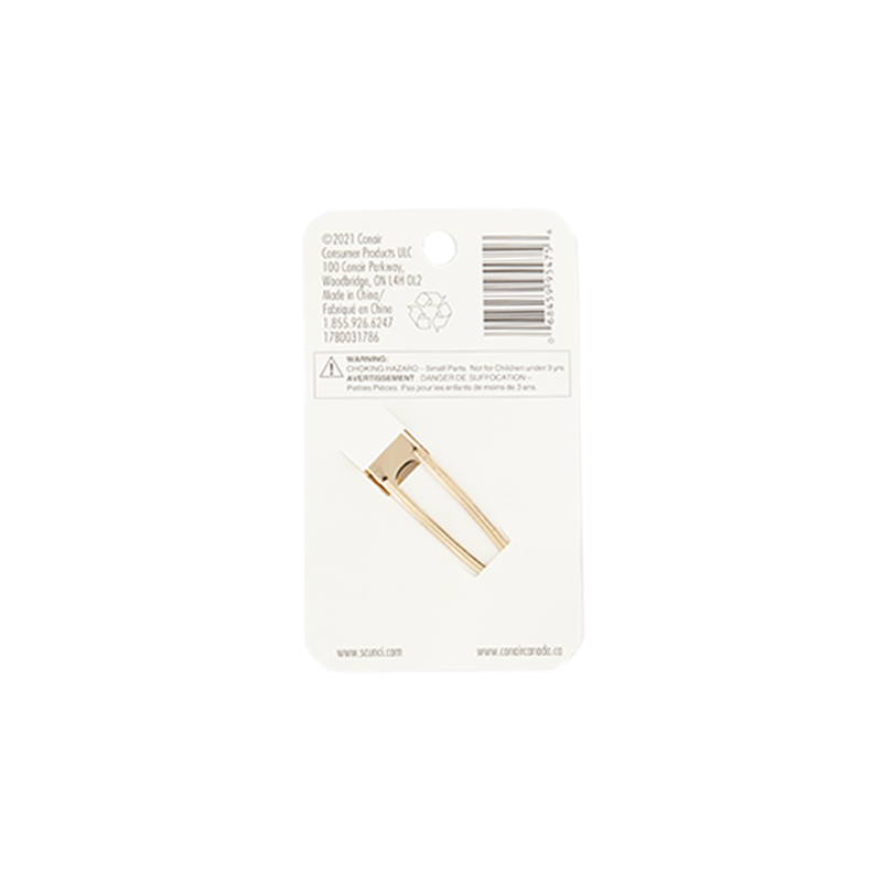 Conair - Scunci Flaked Gold Clip (54756WC-4CT)