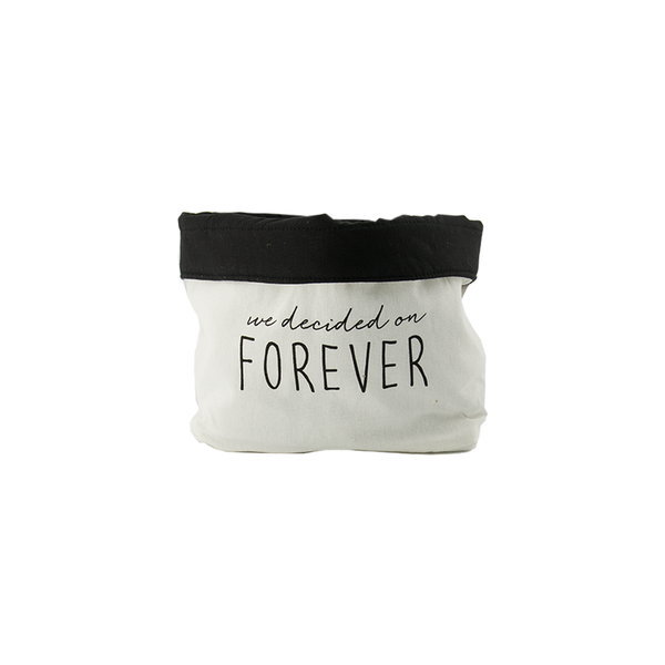 "We Decided on Forever" Flower Pot Holder (9876-JM3398-00)