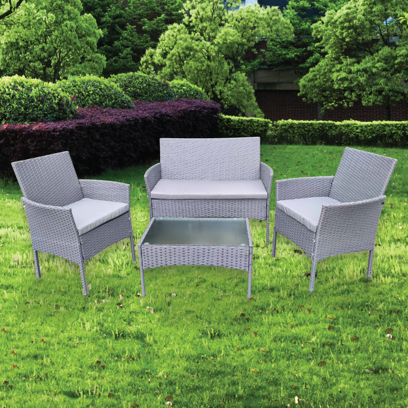 Rattan Garden 4 Piece Sofa Set (WR-S008AG)