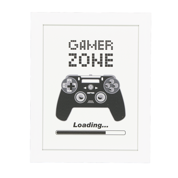 Gamer Zone Canvas Print W/ Frame (2020-LM3932-00)