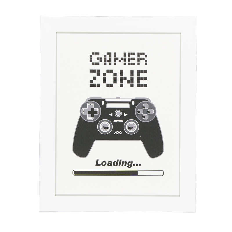 Gamer Zone Canvas Print W/ Frame (2020-LM3932-00)