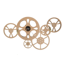 Gears Wall Clock (7199-LM3804-CK)