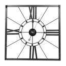 Gold Black Square Clock (7199-JM2634-CK)