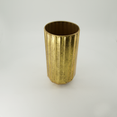 Gold Tall Round Metal Vase (7808-NM8209-0S)