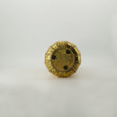 Gold Tall Round Metal Vase (7808-NM8210-0L)