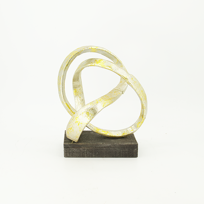 Golden Abstract Table Decor (7168-KM7049-00)