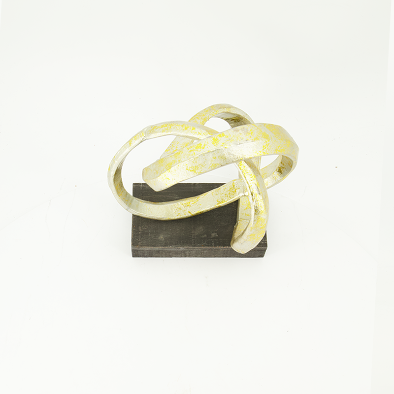 Golden Abstract Table Decor (7168-KM7049-00)