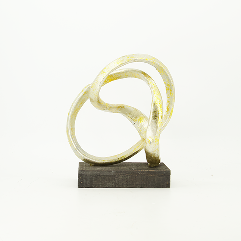 Golden Abstract Table Decor (7168-KM7049-00)