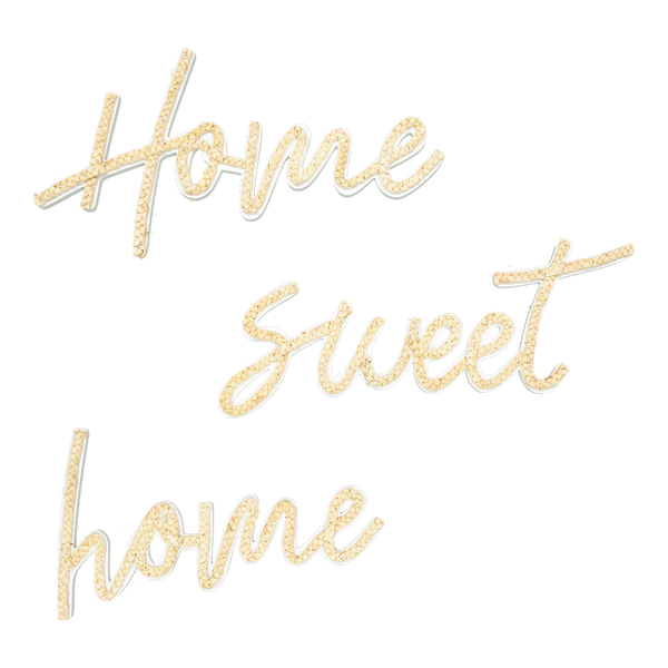 "Home,Sweet, Home" Wall Decor - Set of 3 (7808-JM3028-S3)
