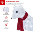 Hoyechi - 2 Piece Lighted Polar Bear Family (2PC-POLARBEAR)