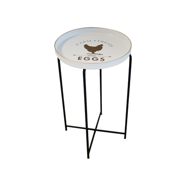 "Farm Fresh Eggs" Tray Table (7808-CM1521-0L)
