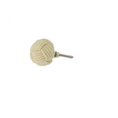 Jute Door Knob - White (4156-HM9663-00)