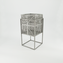 Kale Square Metal Plant Holders - Set of 2 (7890-JM2532-S2)