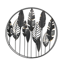 Leaves Round Metal Wall Decor (7890-JM2541-00)