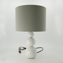 Leslie 3 White Balls Table Lamp (1767-NM8174-00)