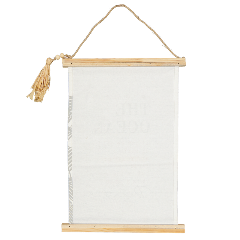 "Life Is Like The Ocean"  Hanging Wall Plaque (9876-JM3385-00)