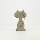 Light Grey Ceramic Kitten - small (9668-BM3264-0S)