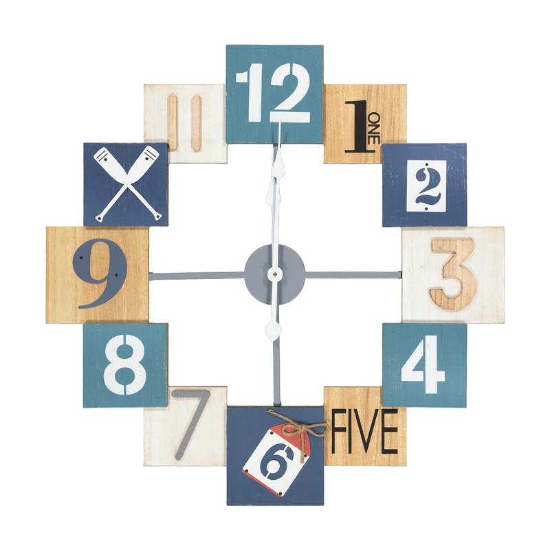 Mercasa Round Wall Clock (7199-LM3803-CK)