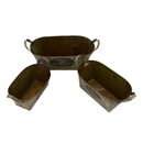 Metal Bucket Set of 3 (7910-DM2574-S3)