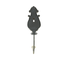 Metal Hanger With Clear Knob (9044-PX1809-00)