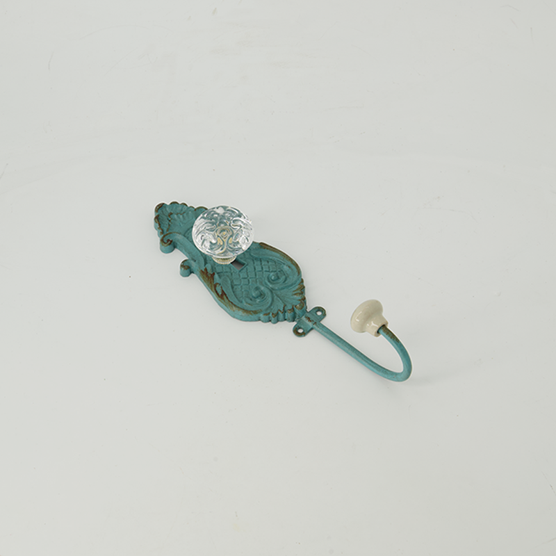Metal Wall Hook With Clear Knob (9044-TX6726-00)