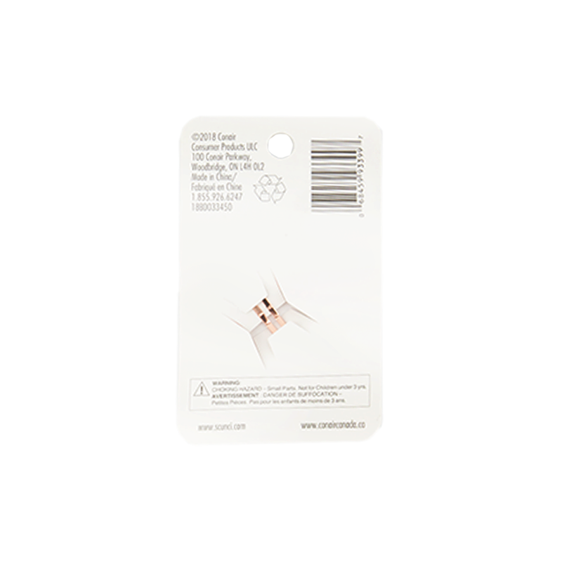 Conair - Scunci Metal Triangle Clip (93399C-4CT)