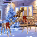 Hoyechi - 2 Piece Lighted Moose Family (2PC-MOOSE)