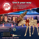 Hoyechi - 2 Piece Lighted Moose Family (2PC-MOOSE)