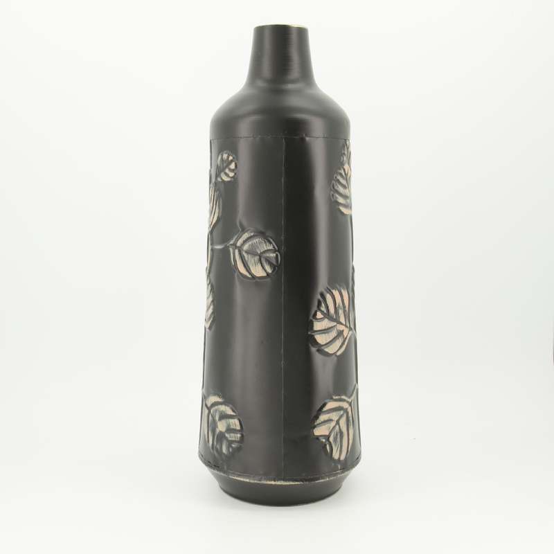 Odlila Black Metal Vase - Small (7808-JM3044-0S)