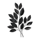 Plant Metal Wall Decor (7528-LM3856-00)
