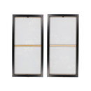 Rectangle Flowers Canvas With Frame - Set of 2 (0073-NM8246-S2)