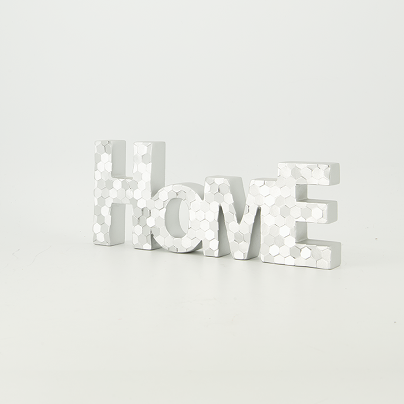 Resin Letter "Home" Table Decor (9117-KM7315-00)