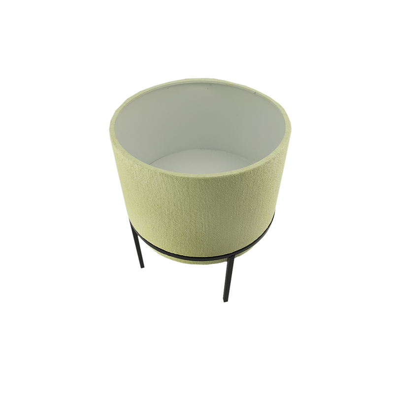 Round Metal Planter With Stand (7808-JM2527-00)
